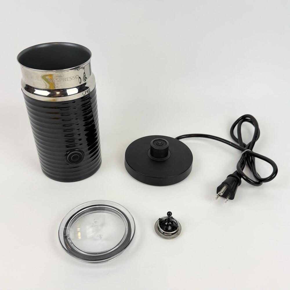 Nespresso Aeroccino 3 Electric Milk Frother Model 3694 Black - Complete